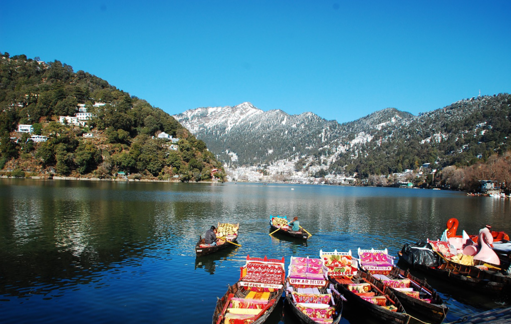 Boating at Naini Lake