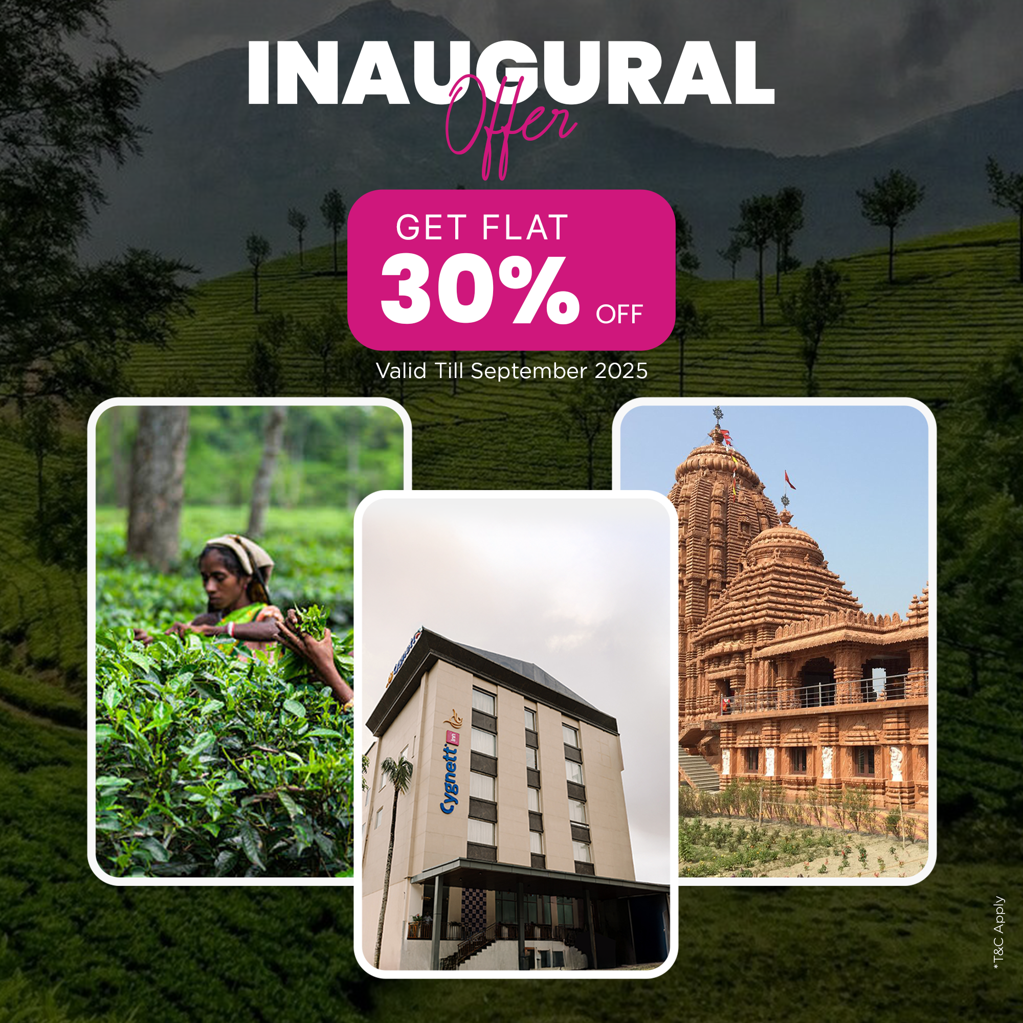 Inaugural Discount of 30%